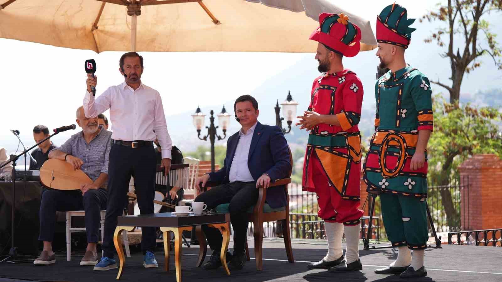 OSMANGAZİ’NİN TARİHİ VE KÜLTÜREL DEĞERLERİNİ GÖRÜNTÜLER EŞLİĞİNDE KONUK OLDUĞU TELEVİZYON