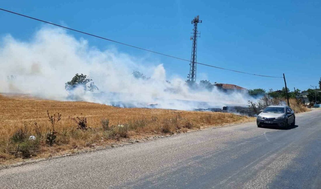 Bursa’da örtü yangını BURSA-İZMİR KARAYOLU KENARINDAKİ OTLUK ALANDA BAŞLAYAN ÖRTÜ YANGINI ŞİDDETLİ RÜZGAR