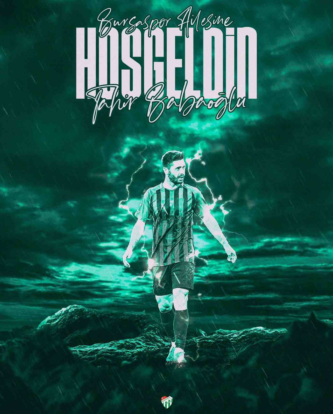 BURSASPOR KULÜBÜ, YENİ TRANSFERİ BU GÖRSELLE DUYURDU.