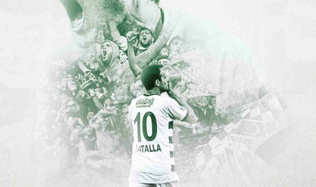 Bursaspor’da Pablo Martin Batalla dönemi BURSASPOR KULÜBÜ, BU GÖRSELLE BATALLA'YI DUYURDU.