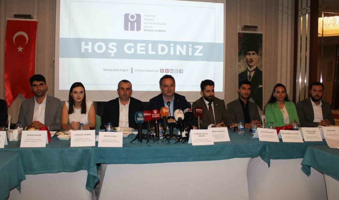 İMO Bursa Şubesi Yönetim Kurulu Başkanı Erdem: İMO BURSA ŞUBESİ YÖNETİM KURULU BAŞKANI SERDAR ATİLLA ERDEM, ULAŞIM