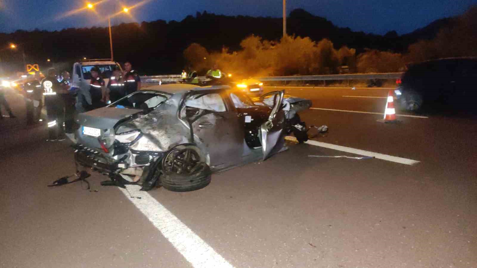 SABAHA KARŞI GEBZE-ORHANGAZİ-İZMİR OTOYOLU KILIÇ KAVŞAĞI YAKINLARINDA MEYDANA GELEN TRAFİK