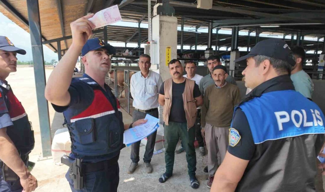 BURSA'NIN İNEGÖL İLÇESİNDE JANDARMA VE POLİS EKİPLERİ, KURBAN BAYRAMI ÖNCESİ