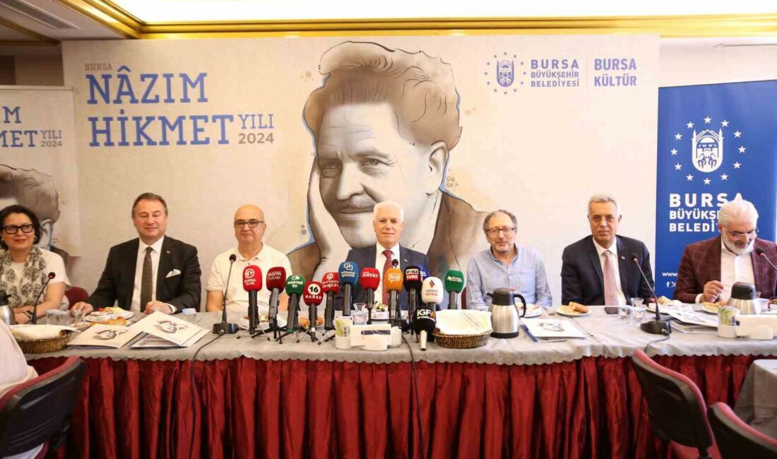 Nazım Hikmet yıl boyunca Bursa’da anılacak ‘2024 BURSA NÂZIM HİKMET YILI’ ÇERÇEVESİNDE YAPILACAK OLAN ETKİNLİKLER KAMUOYUYLA