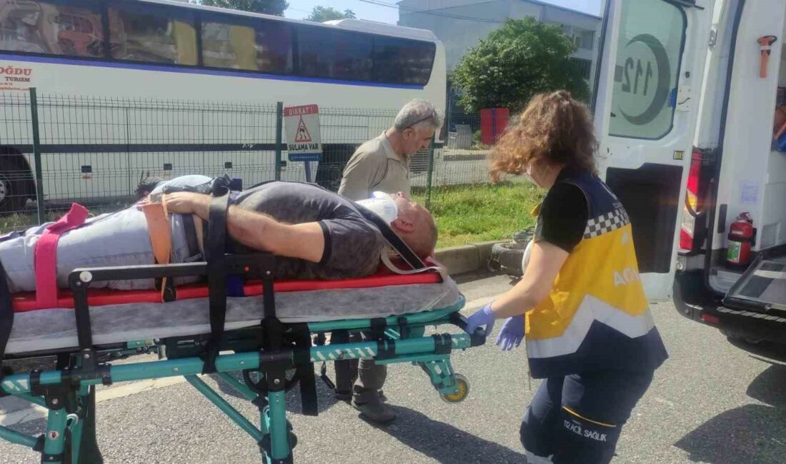 Bursa’nın Orhangazi İlçesinde meydana gelen trafik kazasında yaya geçidinden karşıya