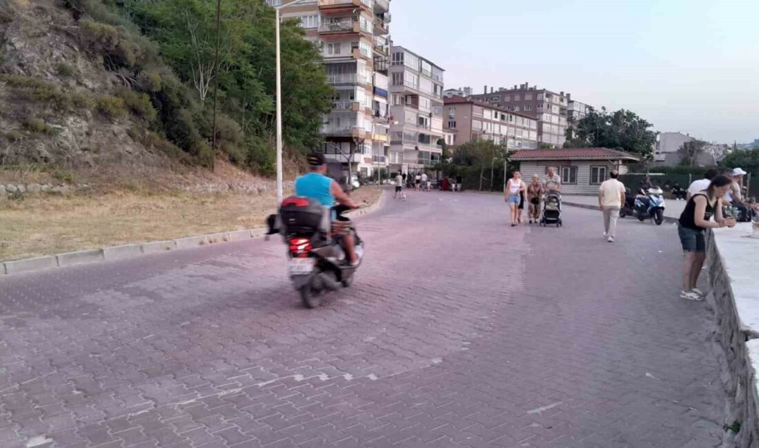 BURSA’NIN MUDANYA İLÇESİ GÜZELYALI MAHALLESİ’NDE BULUNAN MARİNA BULVAR’INA MOTOSİKLET GİRİŞİ