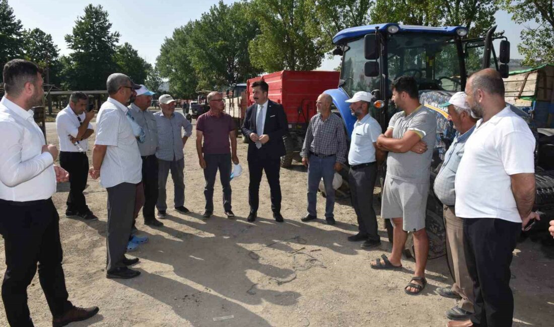 TOPRAK MAHSULLERİ OFİSİ, YENİŞEHİRLİ HUBUBAT ALIMINA BAŞLADI. YENİŞEHİR BELEDİYE BAŞKANI