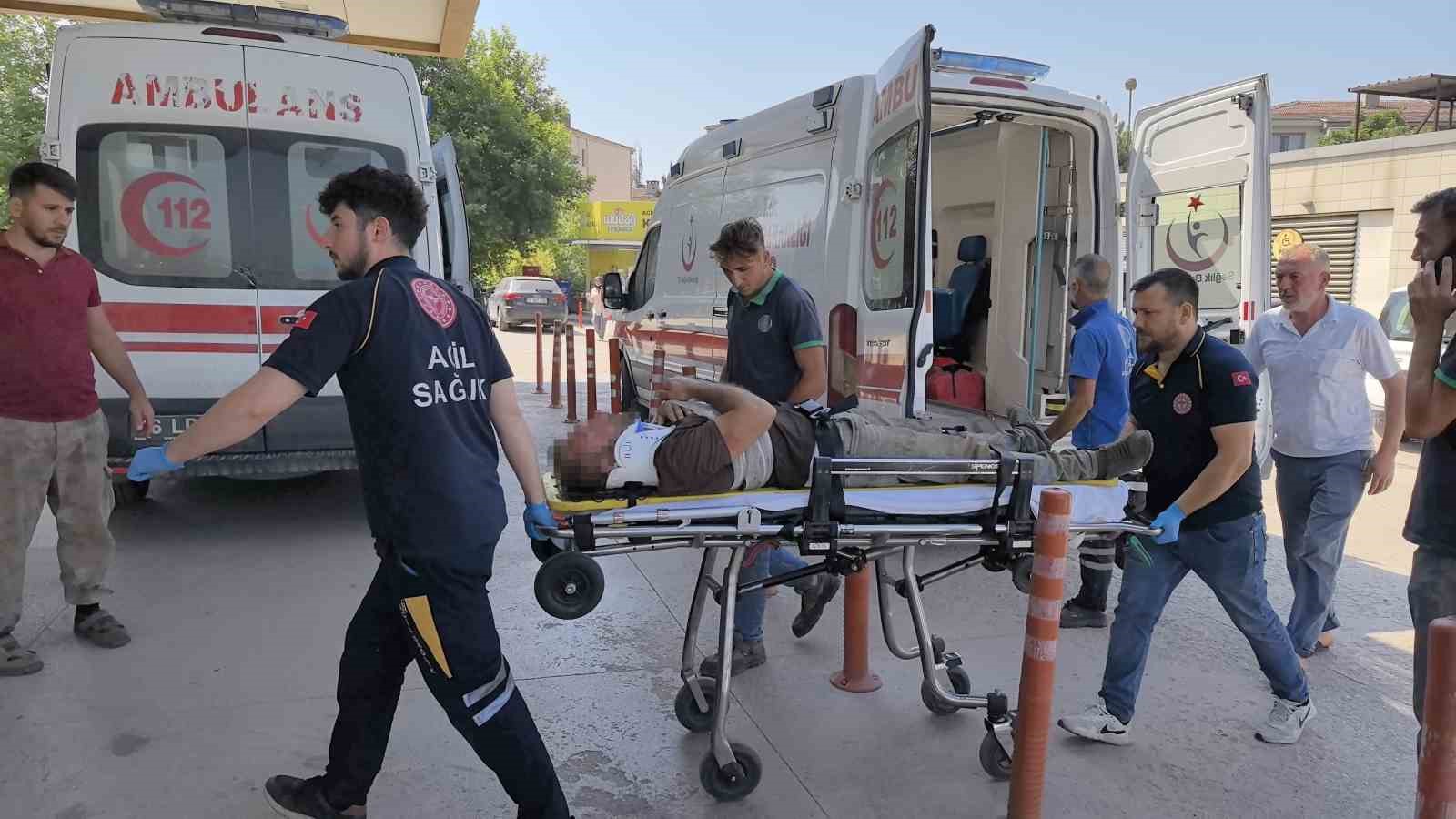 BURSA'NIN İNEGÖL İLÇESİ KIRSAL ÇAYYAKA MAHALLESİ ORMANLIK ALANDA MEYDANA GELEN