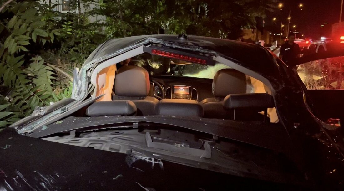 Alkollü sürücünün kullandığı otomobil kontrolden çıkıp takla attı ALKOLLÜ SÜRÜCÜ KONTROLDEN ÇIKIP TAKLA ATTI