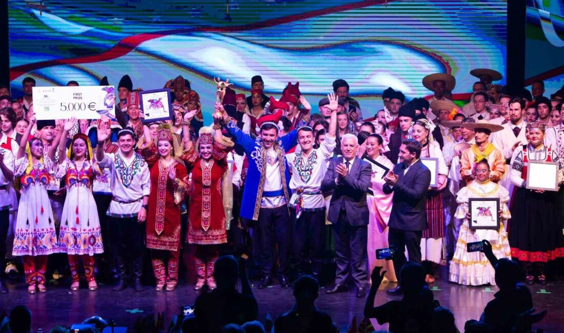 ‘Altın Karagöz’ Özbekistan’ın oldu BU YIL DÜNYANIN 23 FARKLI ÜLKESİNDEN GELEN 720 DANSÇININ KATILIMIYLA