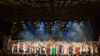 BU YIL 36'NCISI DÜZENLENEN ULUSLARARASI ALTIN KARAGÖZ HALK DANSLARI YARIŞMASI,