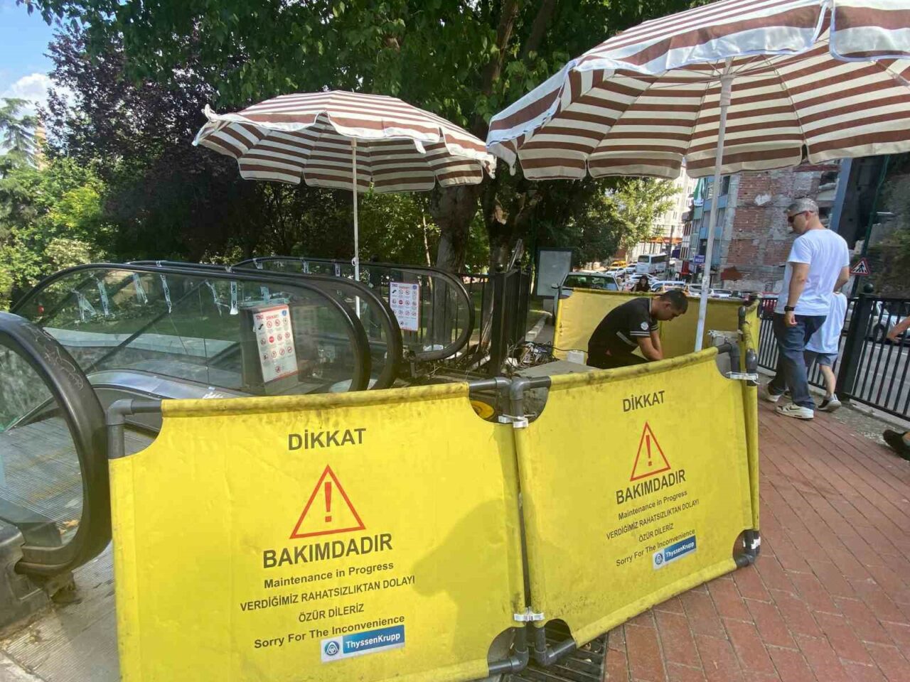 BURSA BÜYÜKŞEHİR BELEDİYESİ, BİR SÜREDİR ARIZA VEREN BALİBEY HAN YANINDAKİ