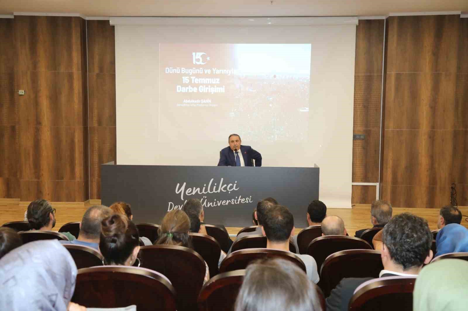 BURSA BÖLGE ADLİYE MAHKEMESİ BAŞKANI ABDÜLKADİR ŞAHİN, “DÜNÜ, BUGÜNÜ VE