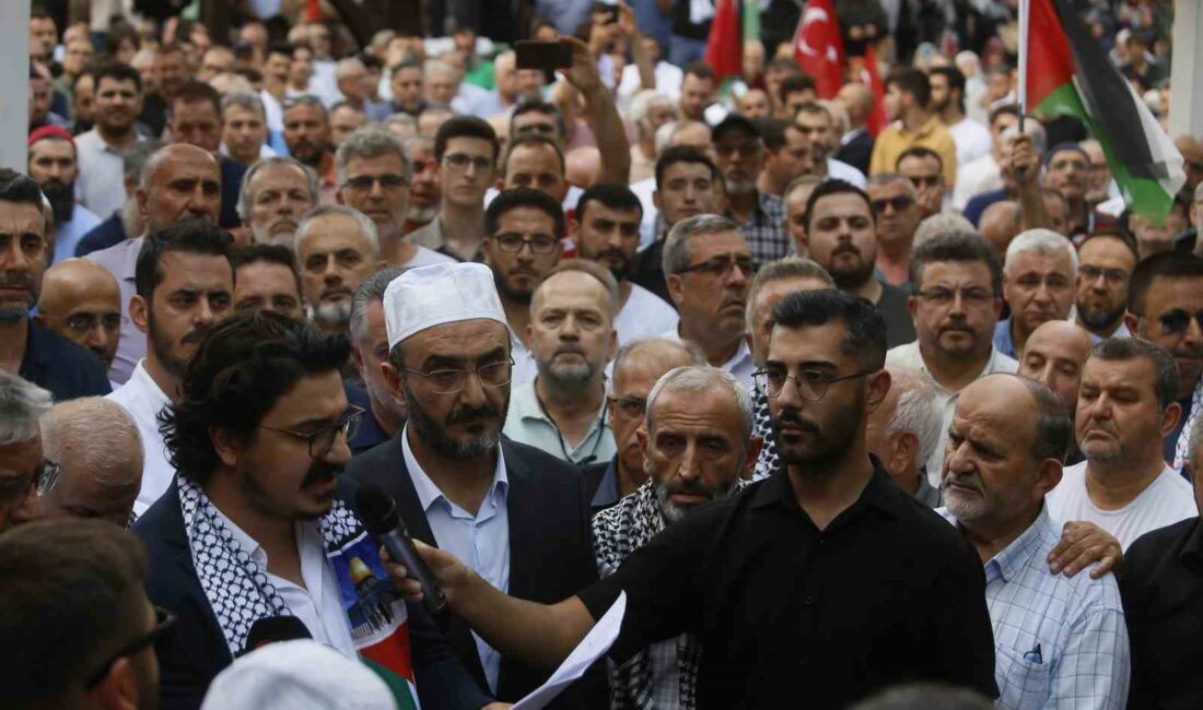 Bursa’da Haniye için basın açıklaması yapıldı: “Gün yas tutma değil intikam günüdür” BURSA’DA GÖNÜLLÜ KURULUŞLAR PLATFORMU, HAMAS LİDERİ İSMAİL HANİYE’NİN SUİKASTİ SONRASI