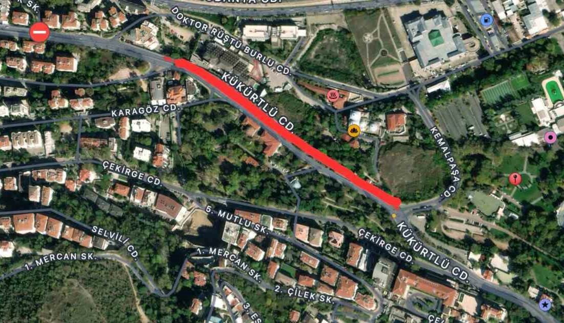 Bursa’da trafik düzenlemesi BURSA BÜYÜKŞEHİR BELEDİYESİ ULAŞIM DAİRE BAŞKANLIĞI TARAFINDAN OSMANGAZİ İLÇESİ KÜKÜRTLÜ