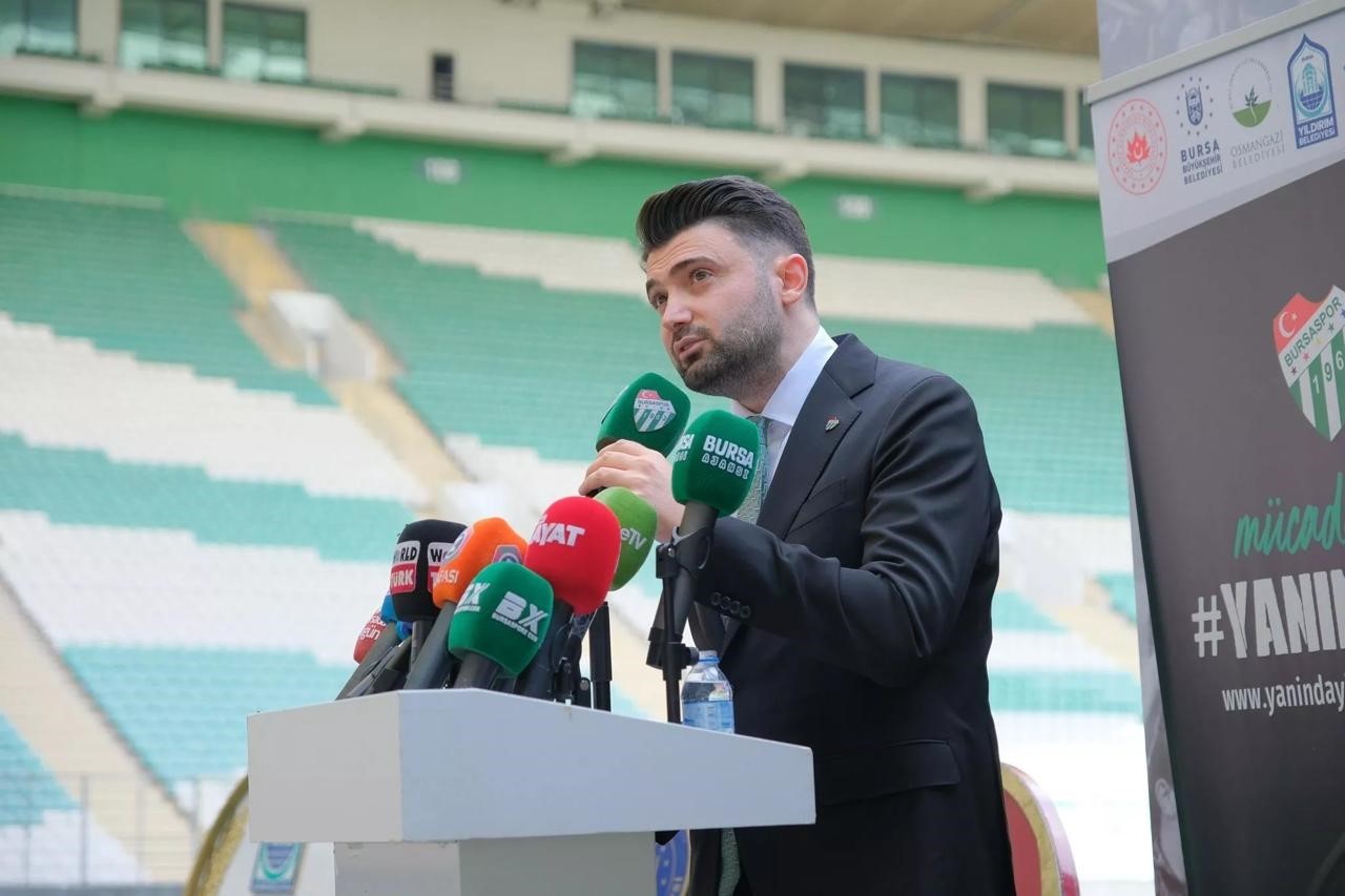 BURSASPOR BAŞKANI ENES ÇELİK KRİTİK AÇIKLAMALAR YAPTI.