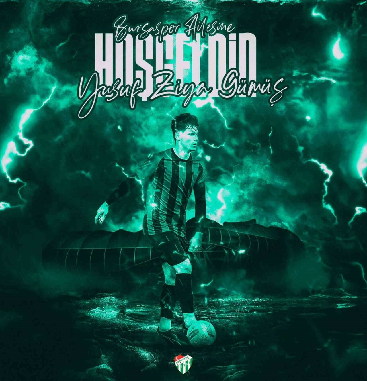 BURSASPOR KULÜBÜ, YENİ TRANSFERİNİ BU GÖRSELLE YAPTI.