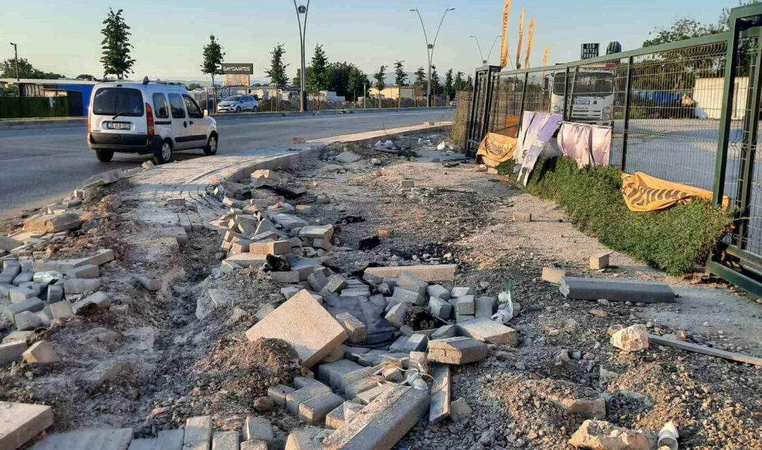 Çalı Yolu’nda eksikler dolu BURSA’DA SİYASİLERİN SEÇİM VAADİ OLAN VE SEÇİM SONRASI UNUTULAN ÇALI