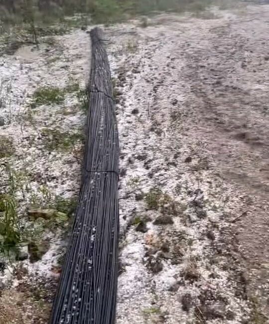 İnegöl’de dolu yağışı etkili oldu İNEGÖL'DE DOLU YAĞIŞI ETKİLİ OLDU