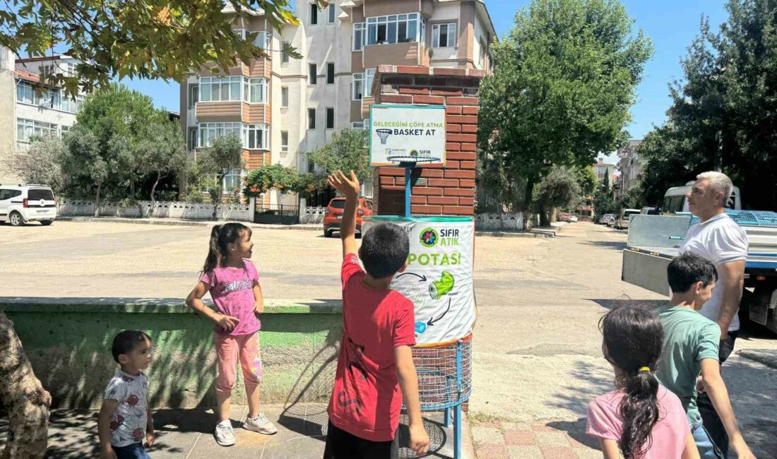 KARACABEY BELEDİYESİ SIFIR ATIK HAREKETİNİ BU KEZ PARKLARDA KONUMLANDIRDIĞI BASKET