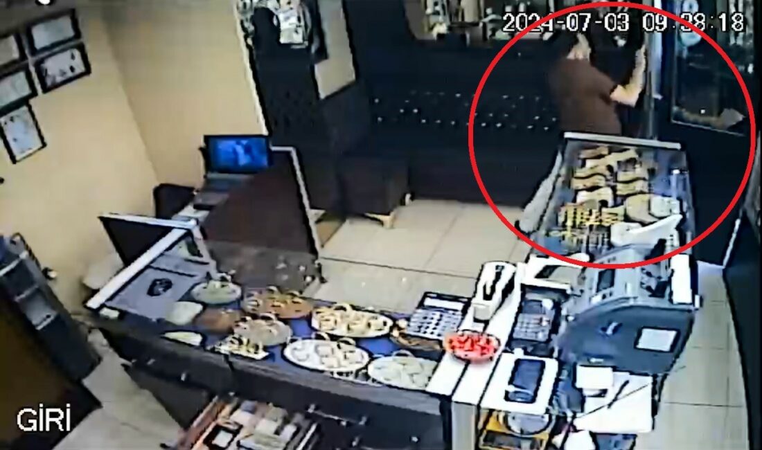 BURSA'DA GASP ETTİĞİ KAMYONET İLE KUYUMCU SOYMAYA KALKIŞAN ŞAHIS KUYUMCUNUN