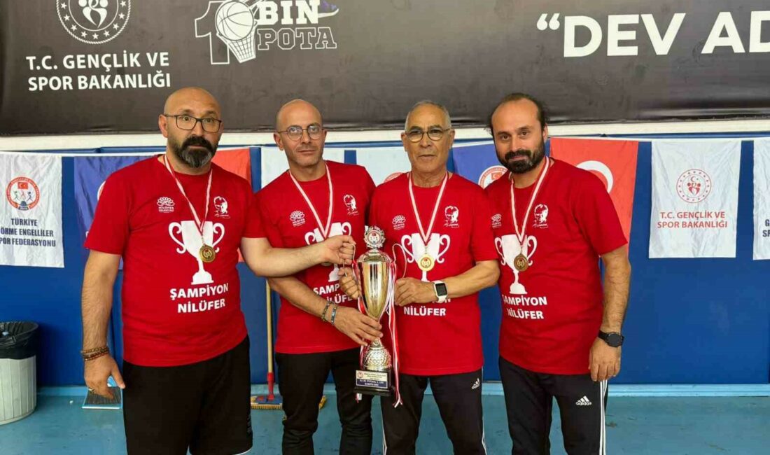Nilüfer BUGES namağlup şampiyon NİLÜFER BELEDİYESİ GÖRME ENGELLİLER SPOR KULÜBÜ, B2-B3 FUTSAL 1. LİGİ’NDE
