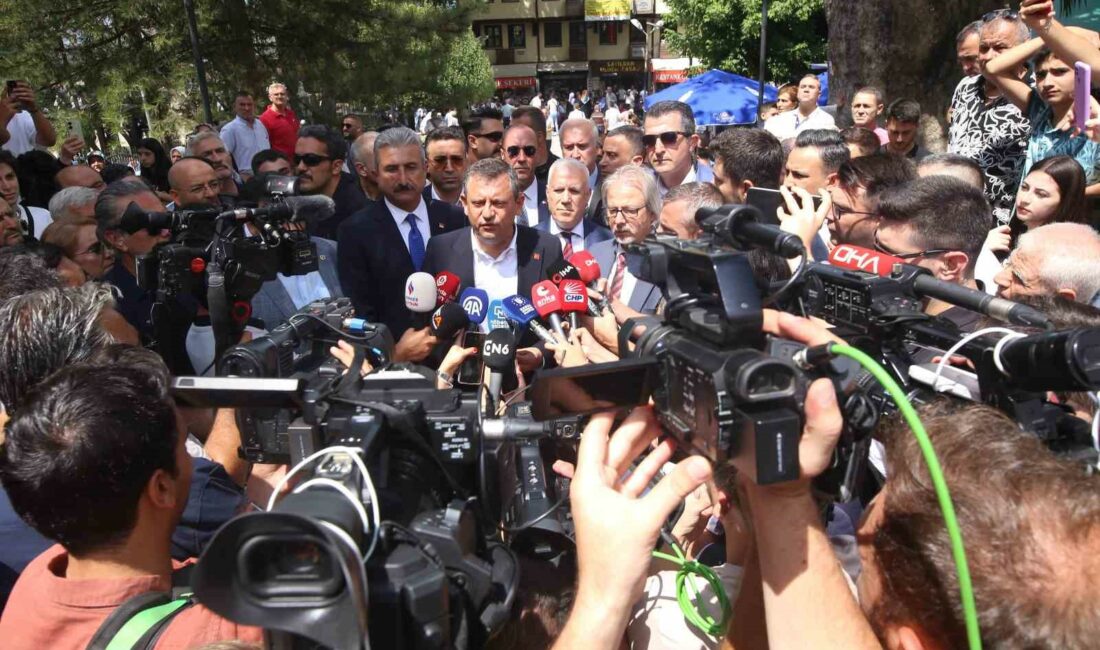 CHP GENEL BAŞKANI ÖZGÜR ÖZEL, “MESELE 30 YIL SONRA EFENDİM