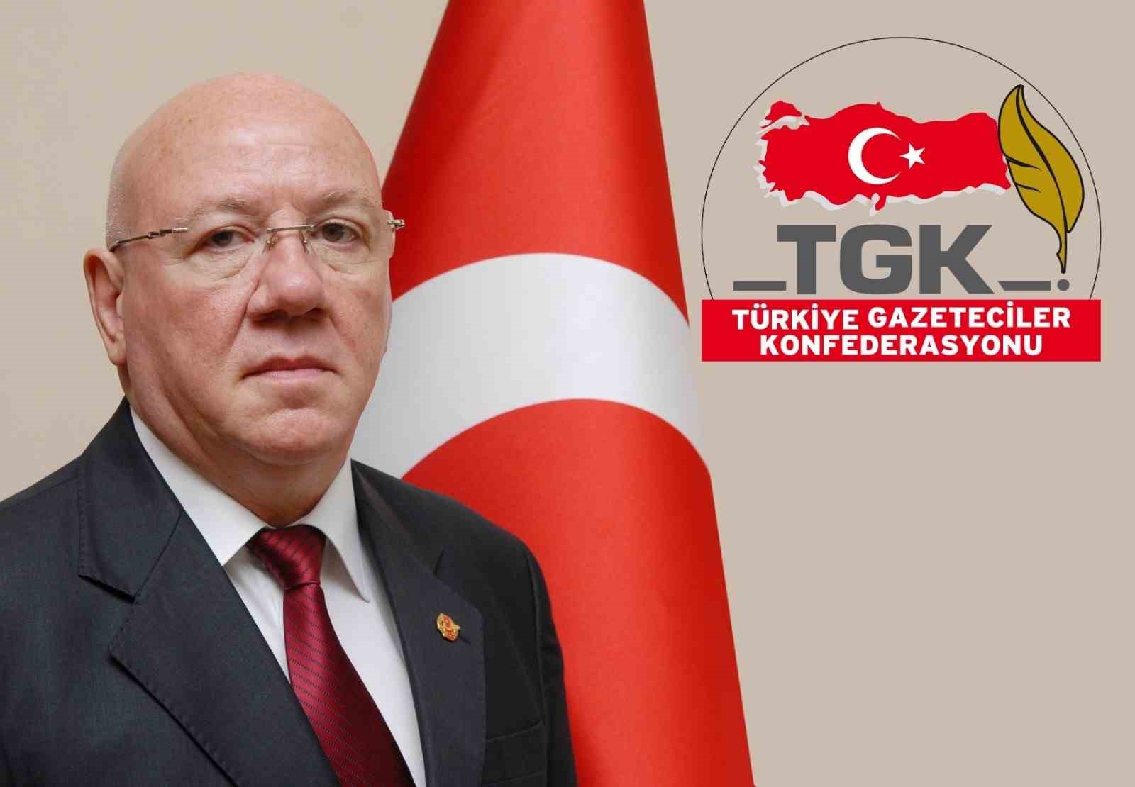 TÜRKİYE GAZETECİLER KONFEDERASYONU GENEL BAŞKANI NURİ KOLAYLI, BASIN SEKTÖRÜNÜN EKONOMİK