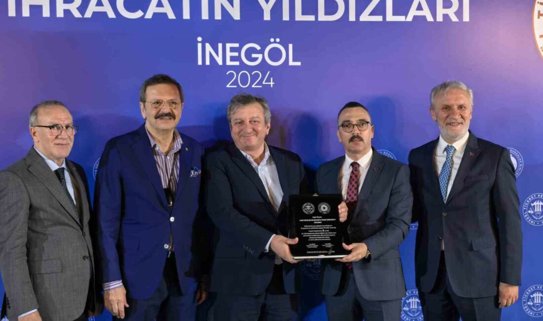 TOBB Başkanı Hisarcıklıoğlu: “Türkiye mobilya ihracatında dünyada 11. sıraya geldi” İNEGÖL TİCARET VE SANAYİ ODASI'NIN 2023 YILI 'İHRACATIN YILDIZLARI ÖDÜLLERİ'