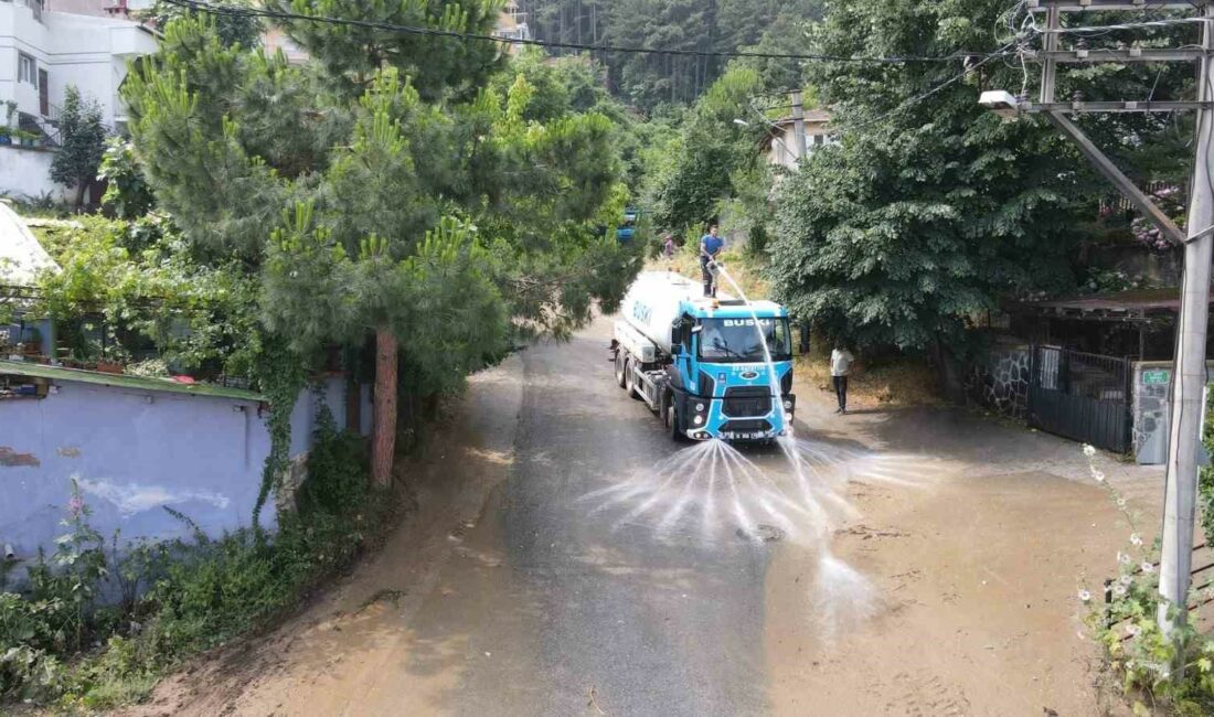 YILDIRIM BELEDİYESİ, DÜN ETKİLİ OLAN ŞİDDETLİ YAĞIŞTAN DOLAYI VATANDAŞLARIN MAĞDURİYET
