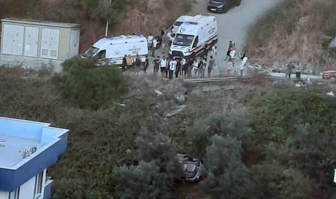 BURSA’DA KONTROLDEN ÇIKAN ARAÇ 30 METRELİK UÇURUMDAN DÜŞTÜ : 4