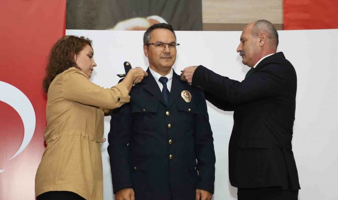 BURSA'DA RÜTBE TERFİ TÖRENİ DÜZENLENDİ