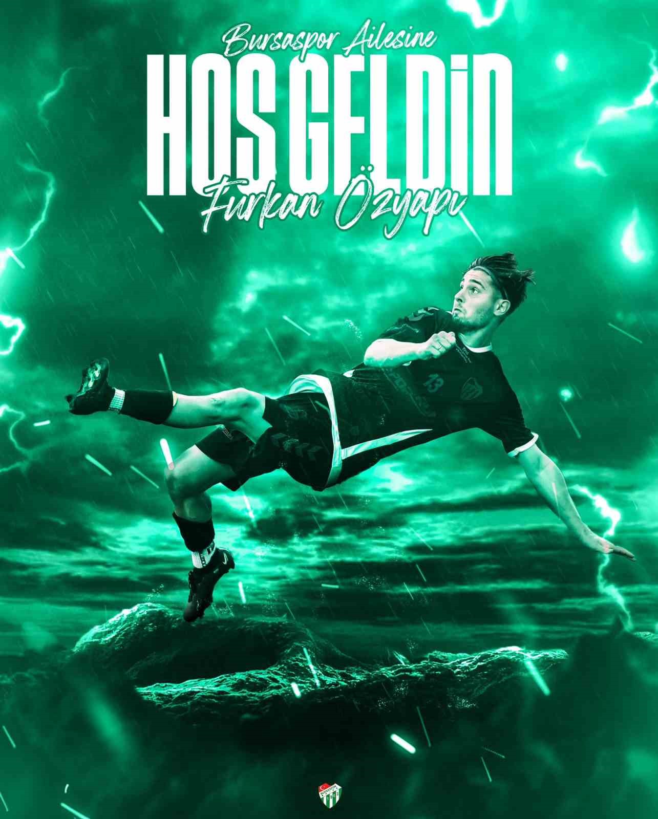 BURSASPOR KULÜBÜ, TRANSFERİ BU GÖRSELLE DUYURDU.