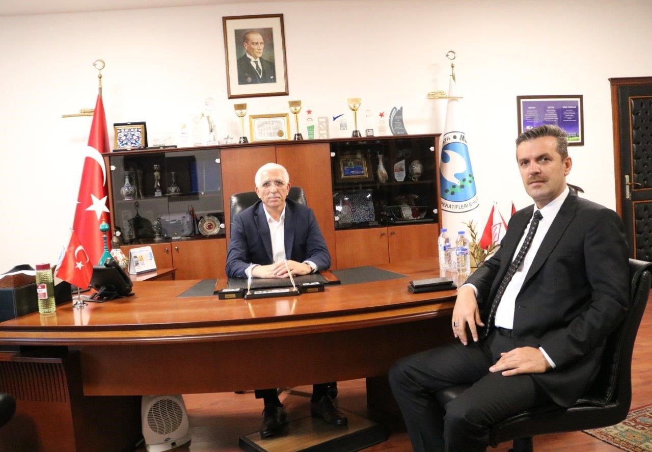 BURSA İL TARIM VE ORMAN MÜDÜRÜ İBRAHİM ACAR MARMARABİRLİK’E ZİYARETTE