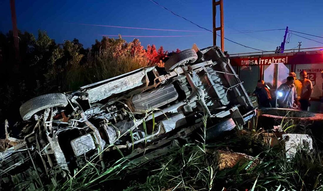 BURSA'NIN İZNİK İLÇESİ ORHANGAZİ İZNİK YOLU ÜZERİNDE DİREKSİYON HAKİMİYETİNİ KAYBEDEN