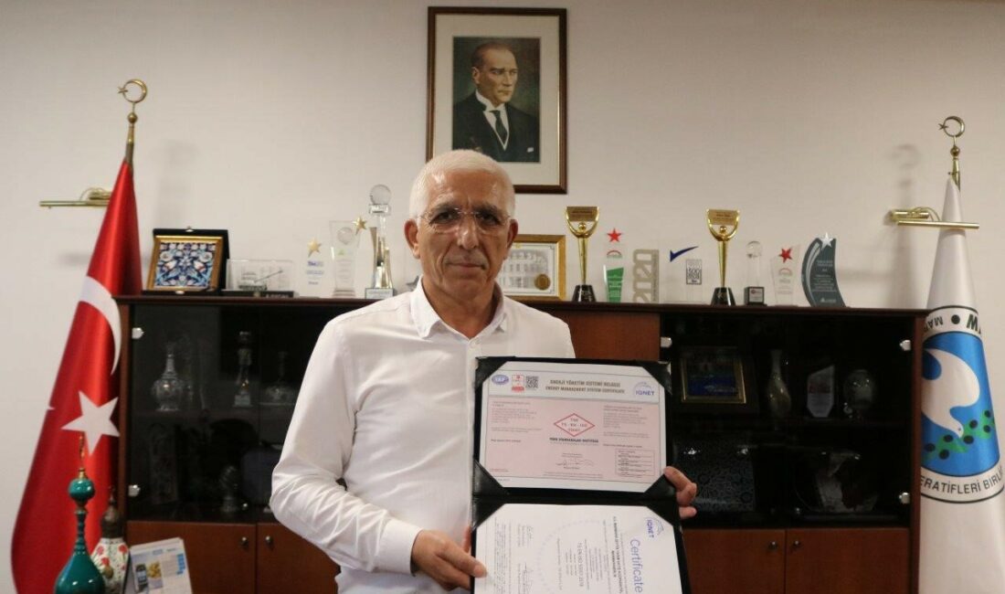 Marmarabirlik’ten bir ilk daha: TS EN ISO 50001 Enerji Yönetim Sistemi MARMARABİRLİK YÖNETİM KURULU BAŞKANI HİDAMET ASA
