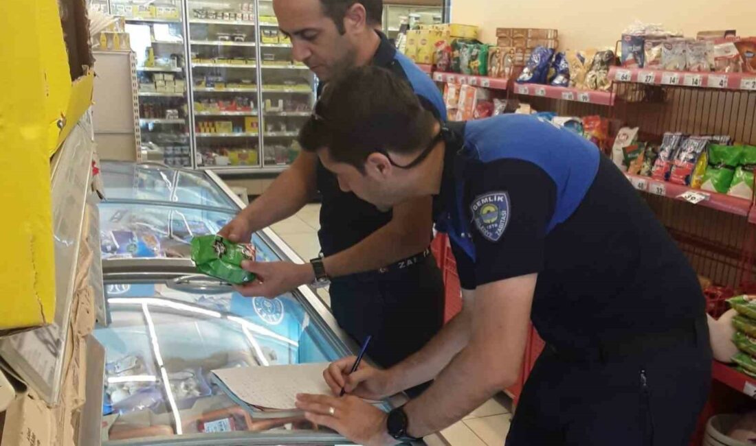 GEMLİK BELEDİYESİ ZABITA MÜDÜRLÜĞÜ EKİPLERİ, SON KULLANMA TARİHİ GEÇEN ÜRÜNLERİN