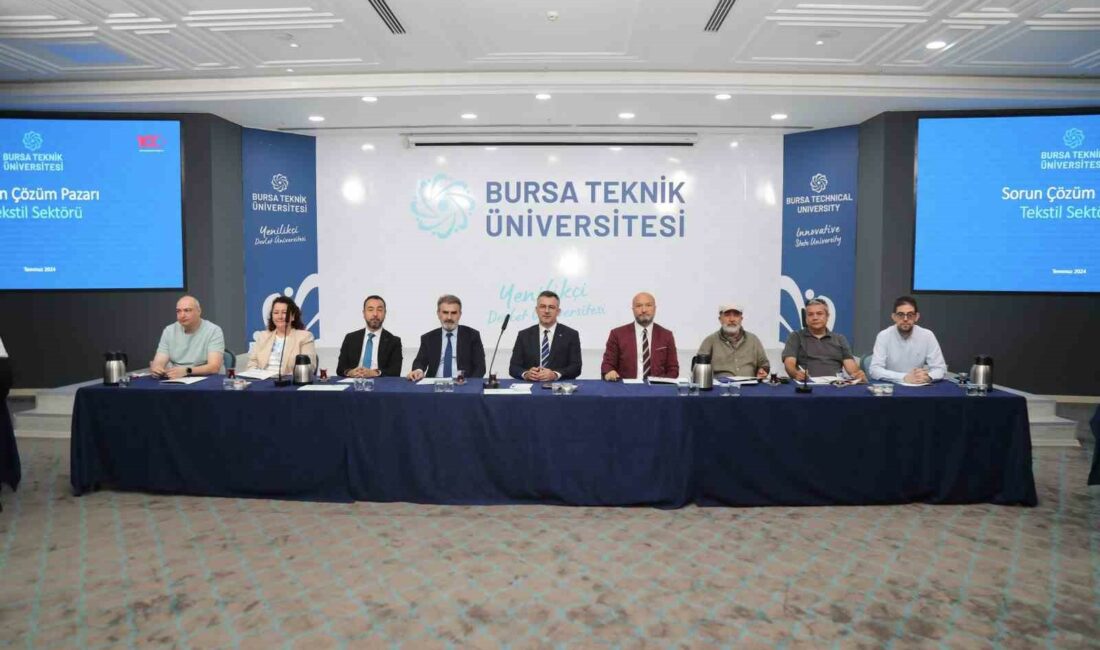 Tekstil sektörünün sorunlarına çözüm BTÜ’den SEKTÖRLERİN SORUNLARINI ÇÖZMEK İÇİN KOLLARI SIVAYAN BURSA TEKNİK ÜNİVERSİTESİ (BTÜ)