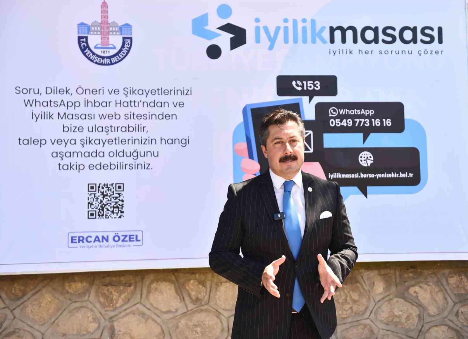 YENİŞEHİR BELEDİYESİ, HALKIN SORUNLARINA ANINDA YANIT VEREBİLMEK, ŞİKAYETLERİNİ DİREKT OLARAK