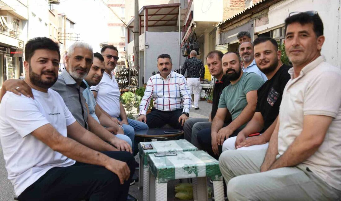 Yıldırım sahadan yönetiliyor YILDIRIM BELEDİYE BAŞKANI OKTAY YILMAZ, MAHALLE VE ESNAF ZİYARETLERİ KAPSAMINDA