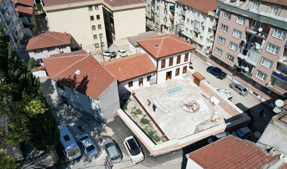 Yıldırım’da Geleneksel Sanatlar Merkezi’nde sona doğru YILDIRIM BELEDİYESİ, HACISEYFETTİN MAHALLESİ’NDE ÇALIŞMALARDA SONA YAKLAŞTIĞI KONAĞI GELENEKSEL SANATLAR