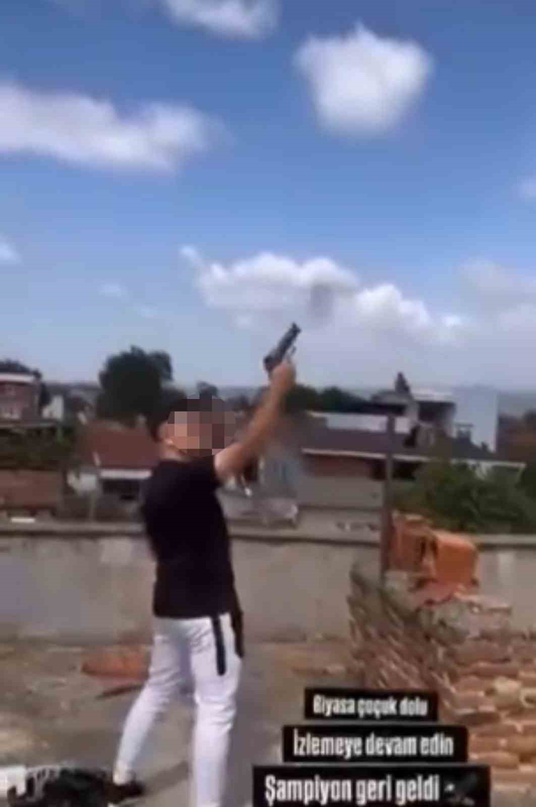 BURSA'NIN KARACABEY İLÇESİNDE 14 YAŞINDA OLDUĞU TESPİT EDİLEN ÇOCUK, ELİNDEKİ