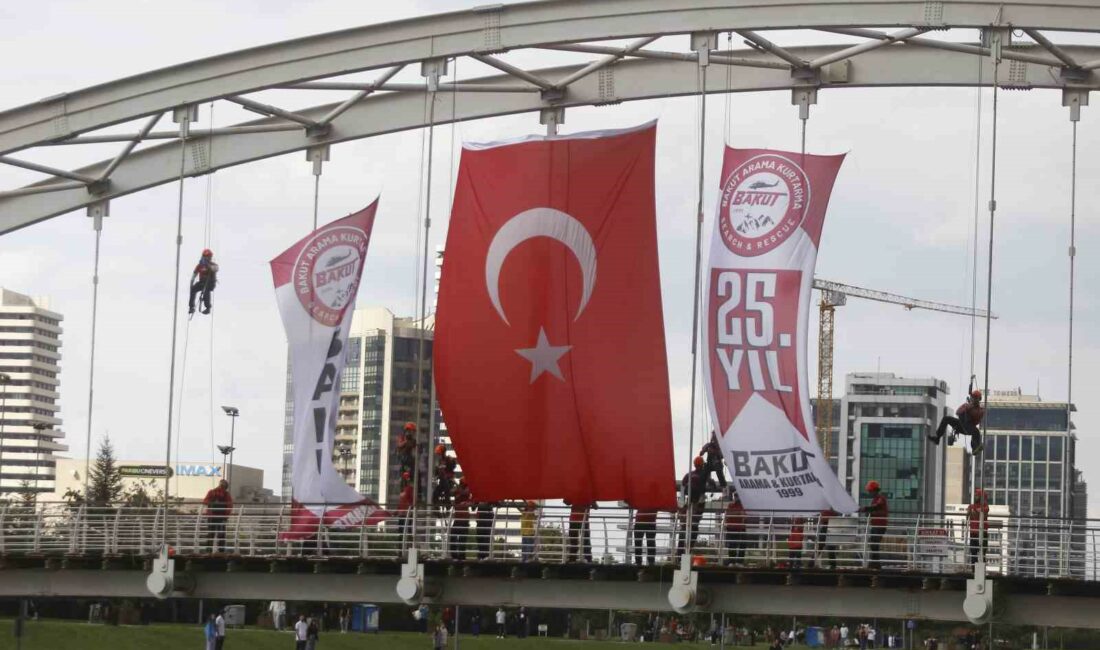 BURSA ARAMA KURTARMA DERNEĞİ (BAKUT) KURULUŞUNUN 25. YILINI KÖPRÜ ÜZERİNDE