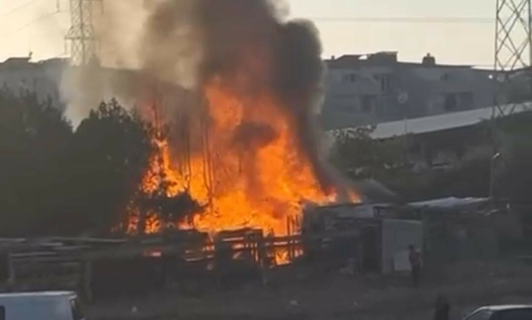 Ahır alev alev yandı, hayvanlar son anda kurtarıldı BURSA'DA BİR AHIRDA ÇIKAN YANGIN PANİĞE SEBEP OLDU. AHIRDA BULUNAN