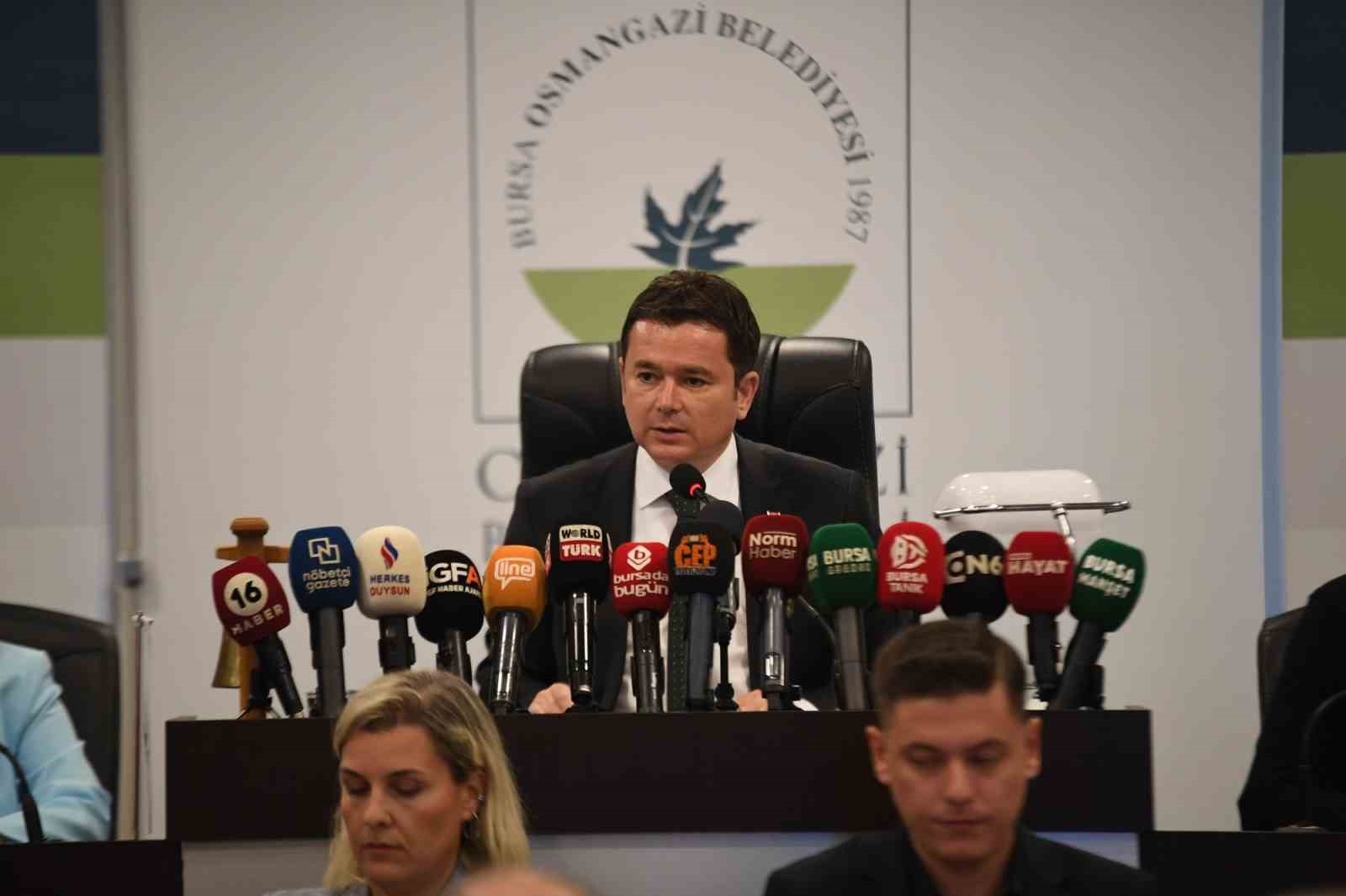 OSMANGAZİ BELEDİYESİ EYLÜL AYI OLAĞAN MECLİS TOPLANTISI, OSMANGAZİ BELEDİYE BAŞKANI