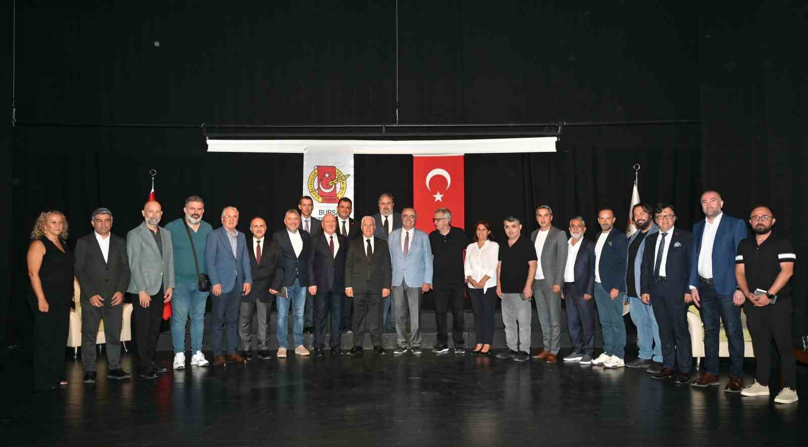 BURSA BÜYÜKŞEHİR BELEDİYE BAŞKANI MUSTAFA BOZBEY, BURSA GAZETECİLER CEMİYETİ’Nİ (BGC)