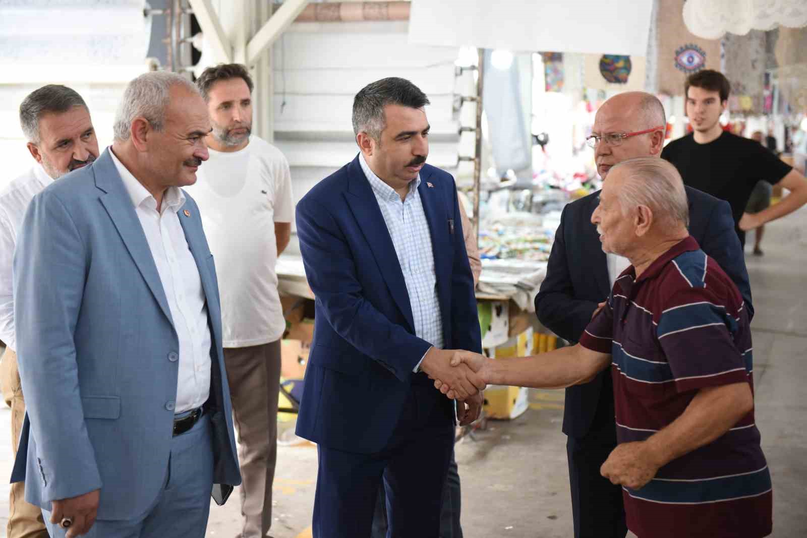 YILDIRIM BELEDİYE BAŞKANI OKTAY YILMAZ, AK PARTİ BURSA MİLLETVEKİLİ MUSTAFA