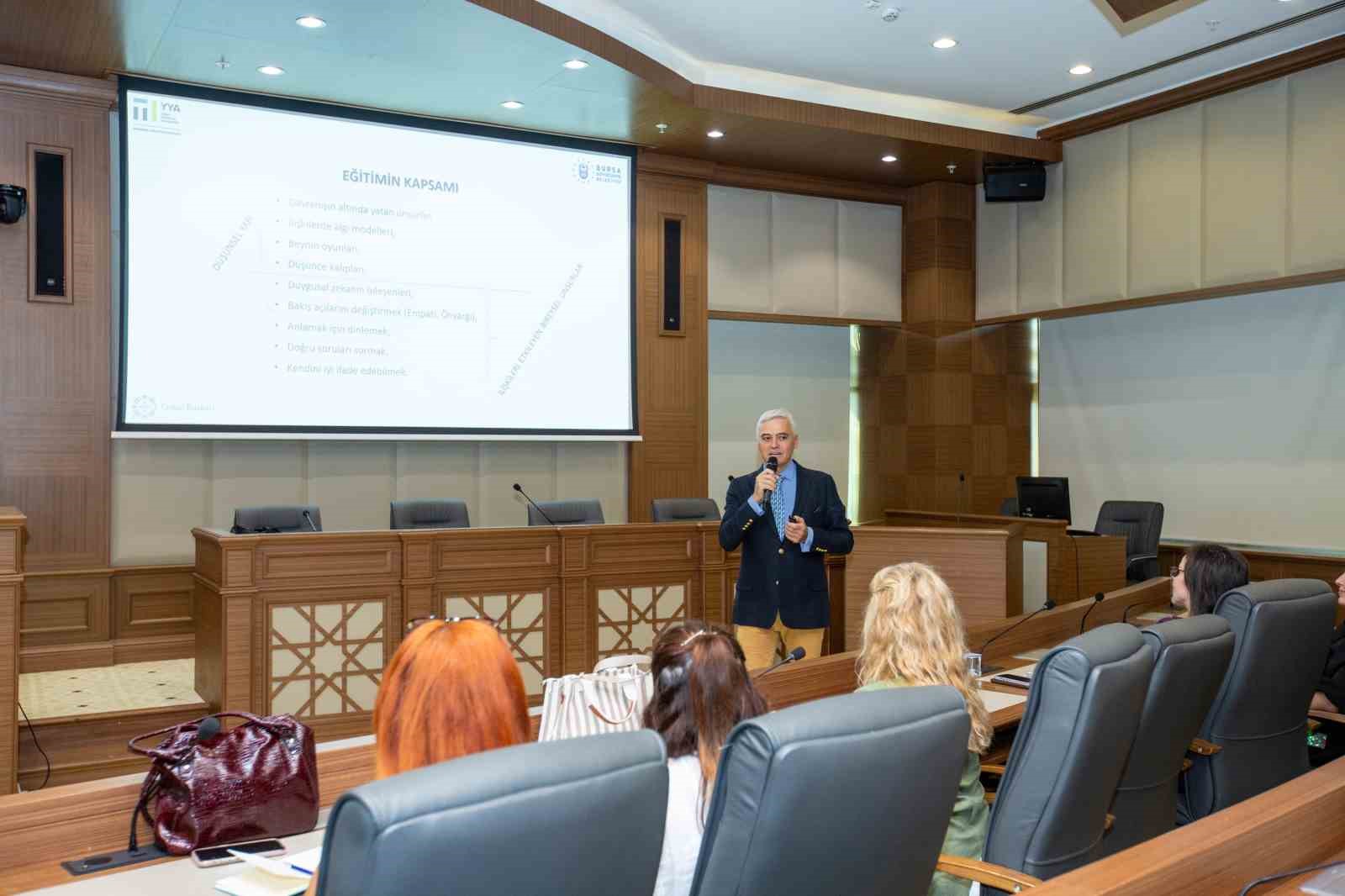 BURSA BÜYÜKŞEHİR BELEDİYESİ TARAFINDAN PERİYODİK OLARAK DÜZENLENEN EĞİTİM ÇALIŞMALARI ÇERÇEVESİNDE