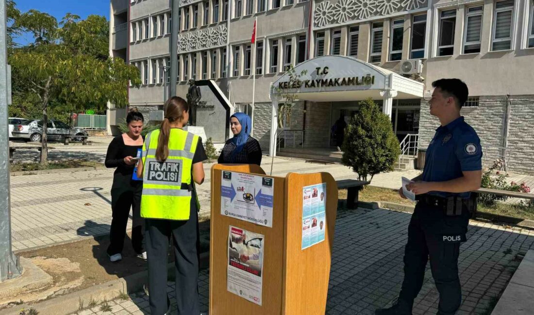 BURSA İL EMNİYET MÜDÜRLÜĞÜ KELES İLÇE EMNİYET AMİRLİĞİ EKİPLERİ, YAKLAŞIK