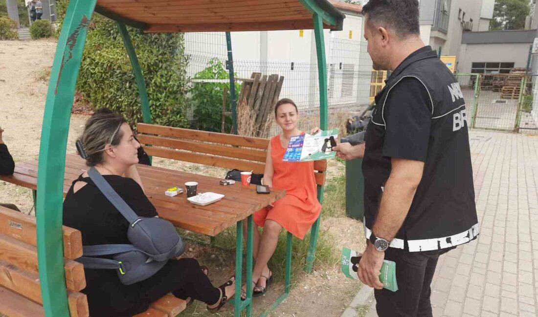 Bursa’da narkotik polisi 6 bin vatandaşı bilgilendirdi BURSA POLİSİ 6 BİN 68 VATANDAŞI BİLGİLENDİRDİ